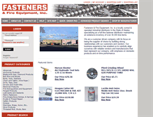 Tablet Screenshot of fastenersfire.com